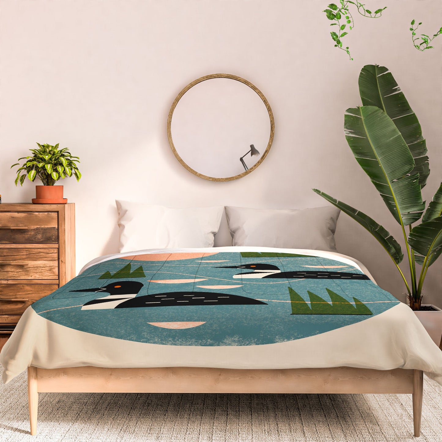 Renea L Thull Loon Lake Comforter