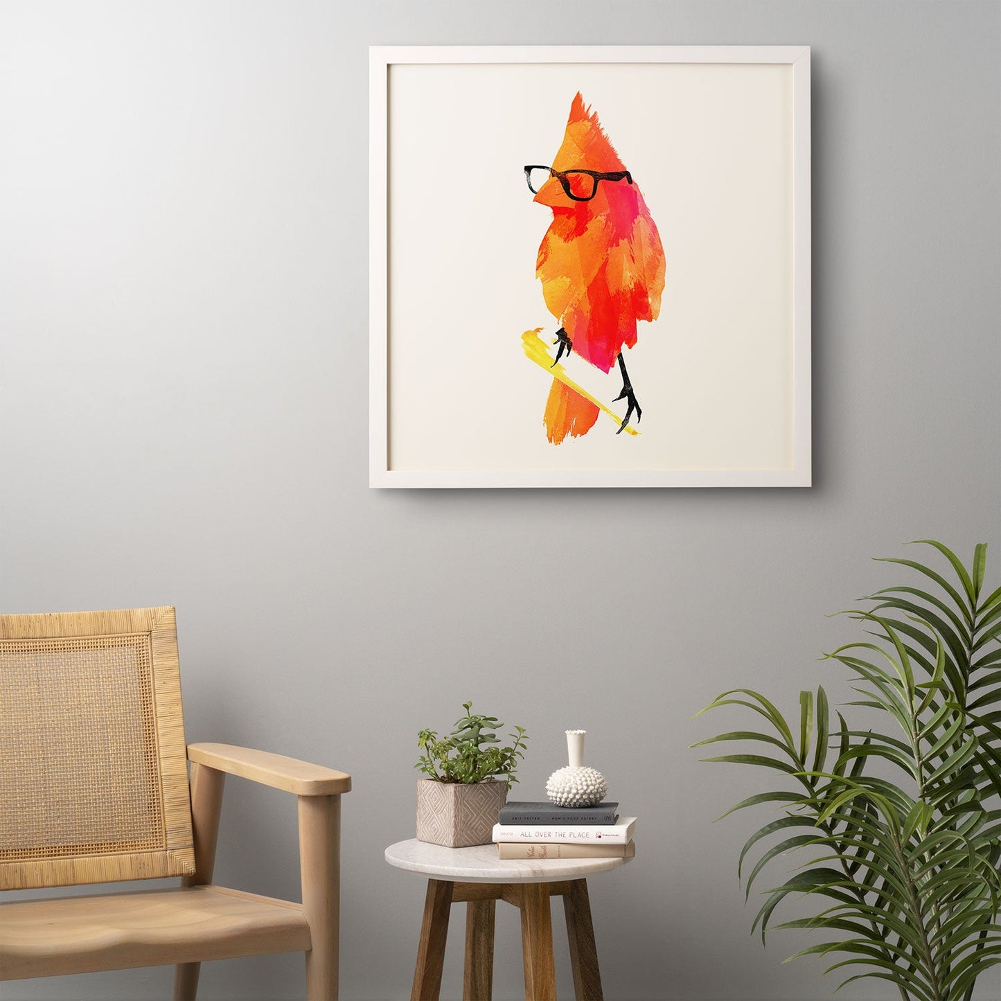 Robert Farkas Punk Bird Framed Wall Art