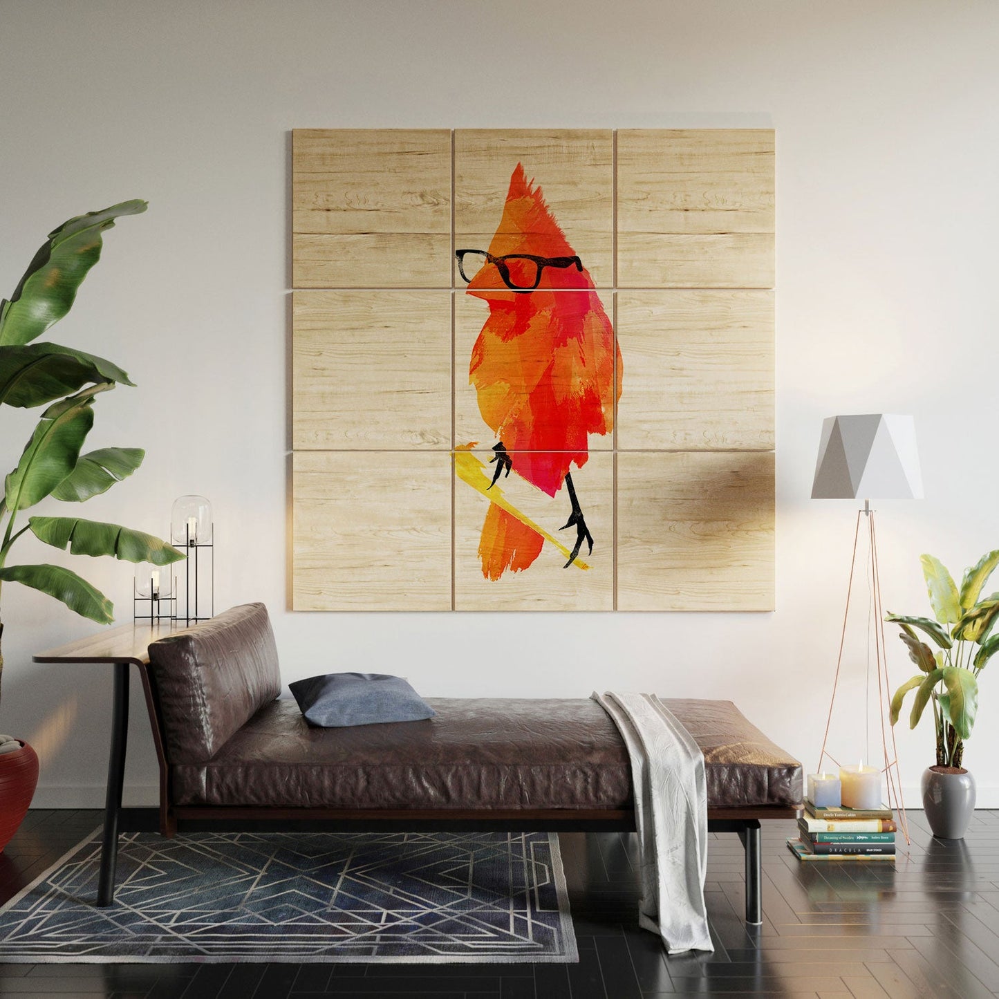 Robert Farkas Punk Bird Wood Wall Mural