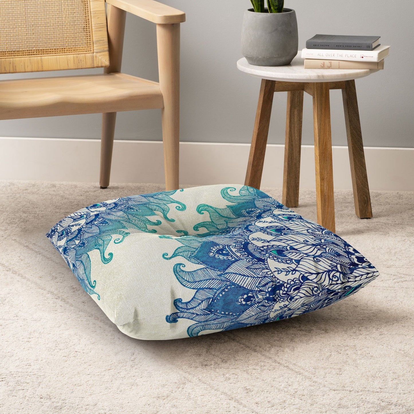 RosebudStudio Clarity Floor Pillow Square