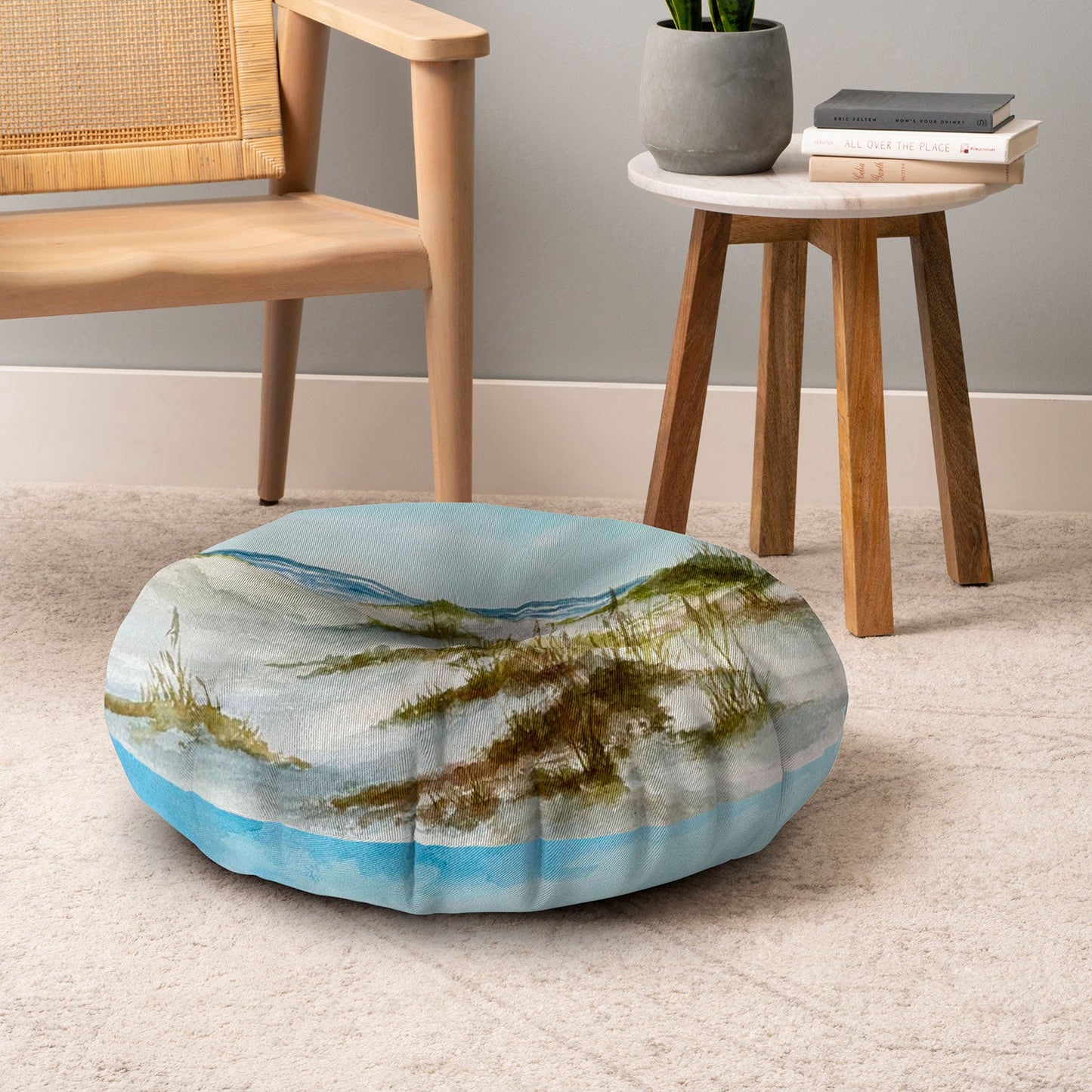 Rosie Brown Beyond the Dunes Floor Pillow Round