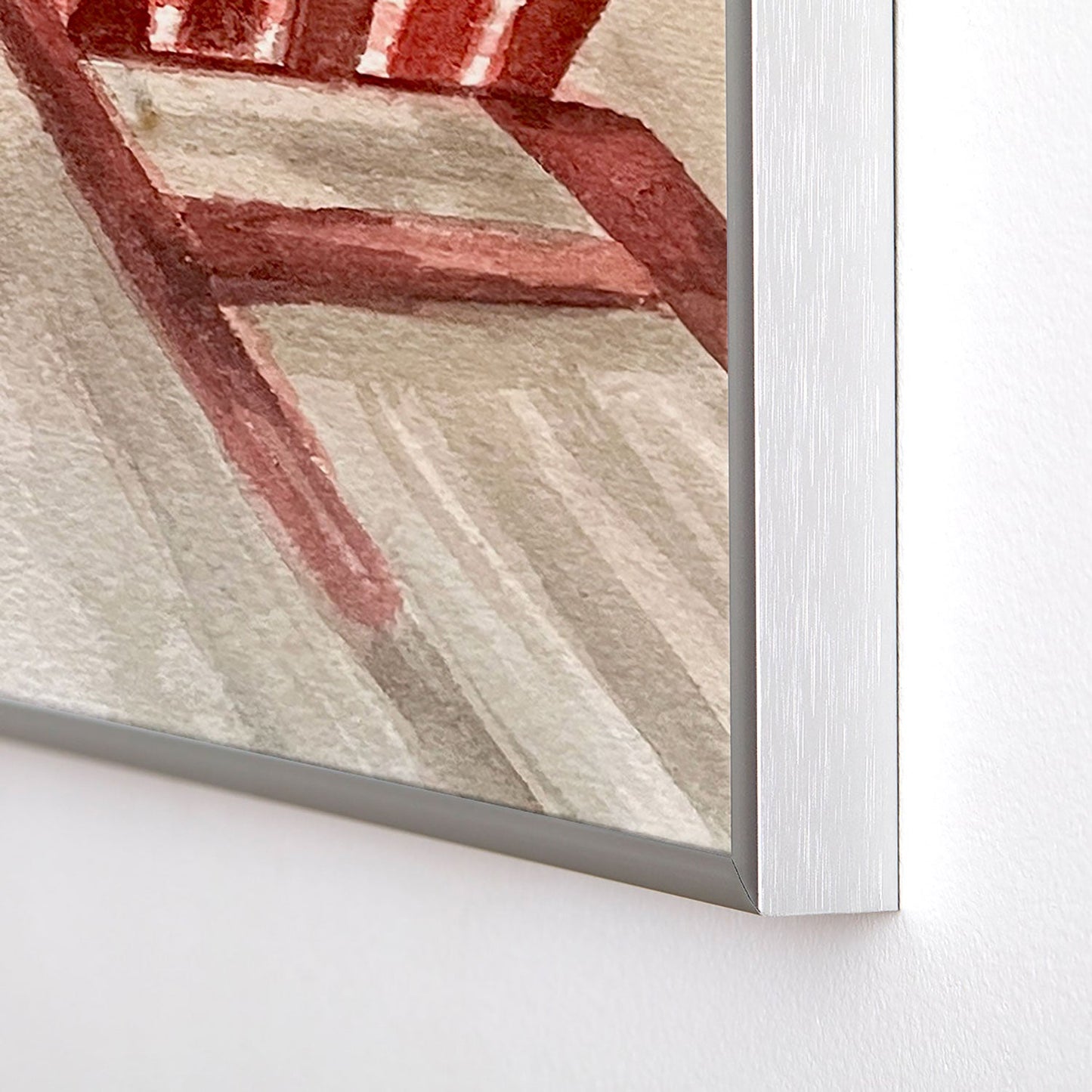 Rosie Brown The View Square Metal Framed Art Print