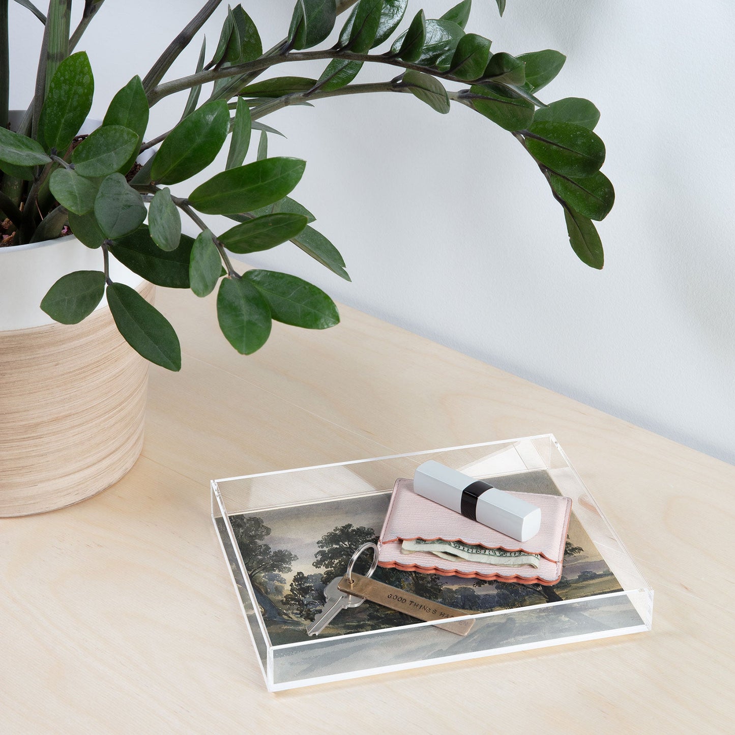 Shopability A Parkland View at Dusk Acrylic Tray