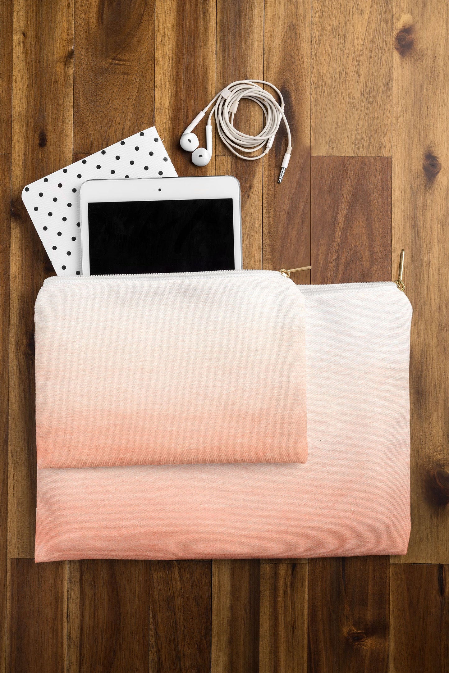 Social Proper Peach Ombre Pouch