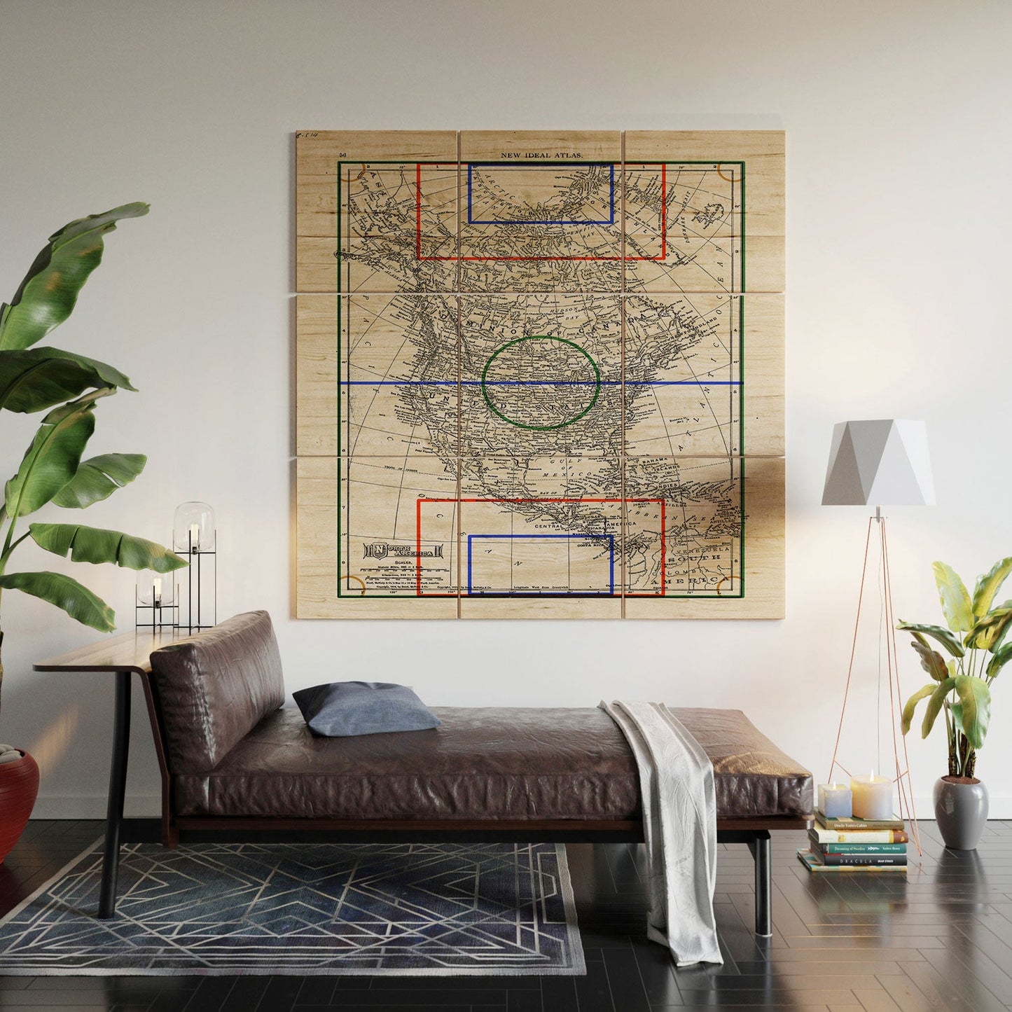 Society6 Design Studio Three Nations One Pitch Wood Wall Mural