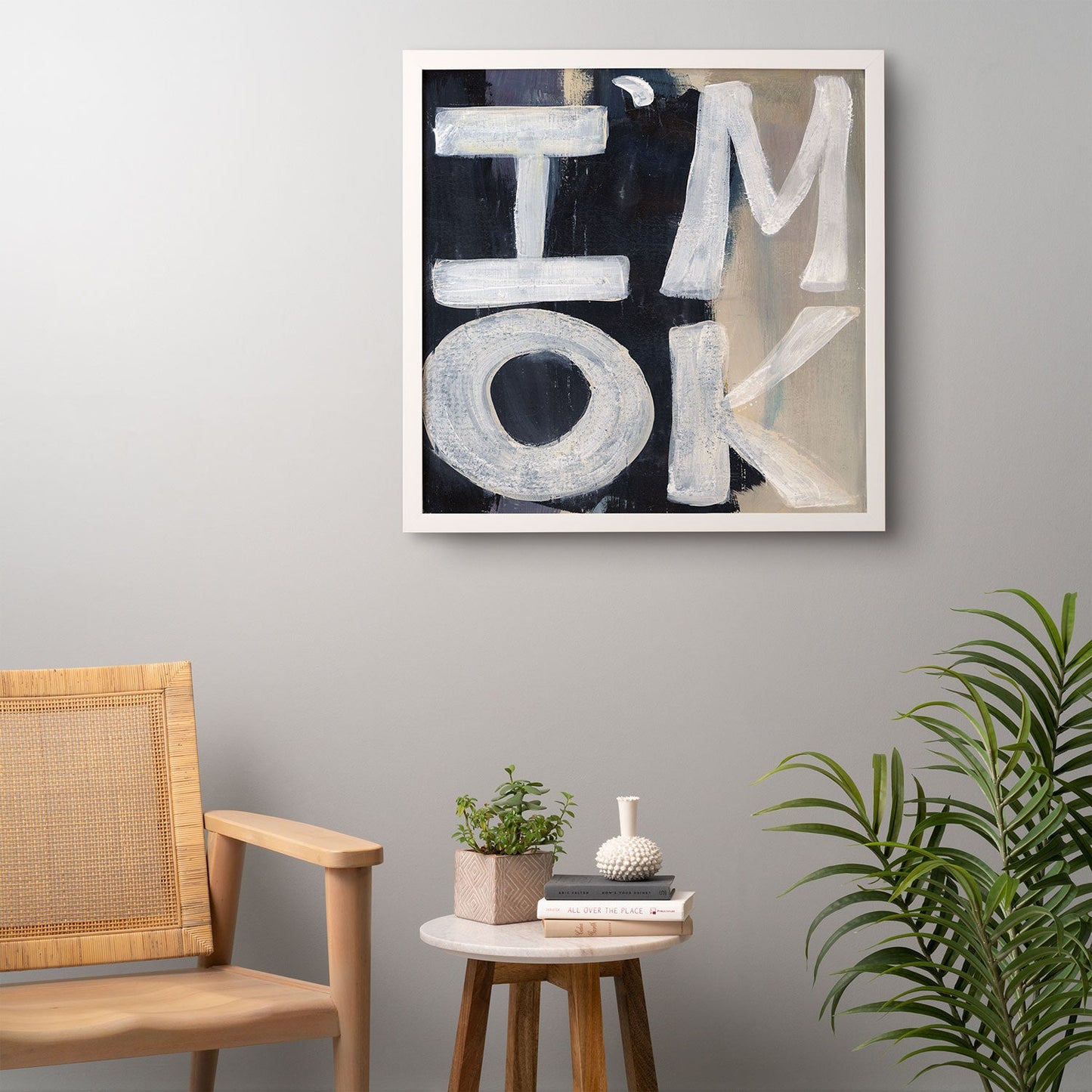 Sophia Buddenhagen I Am Ok Framed Wall Art
