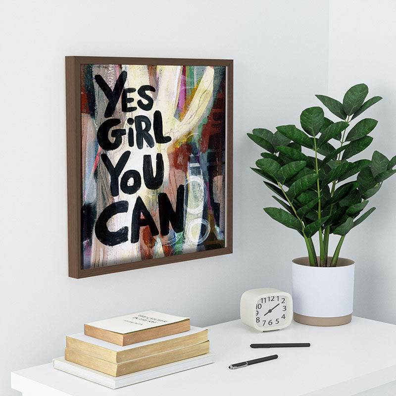 Sophia Buddenhagen Yes Girl You Can Recessed Framing Square