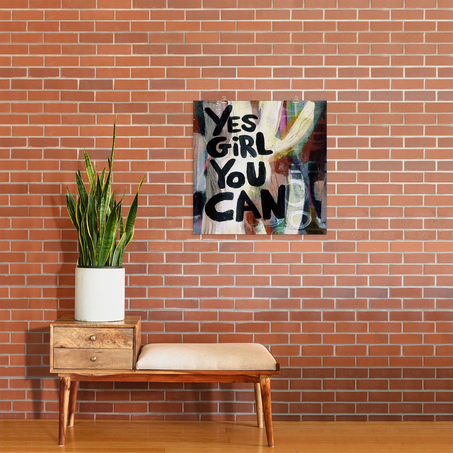 Sophia Buddenhagen Yes Girl You Can Art Print