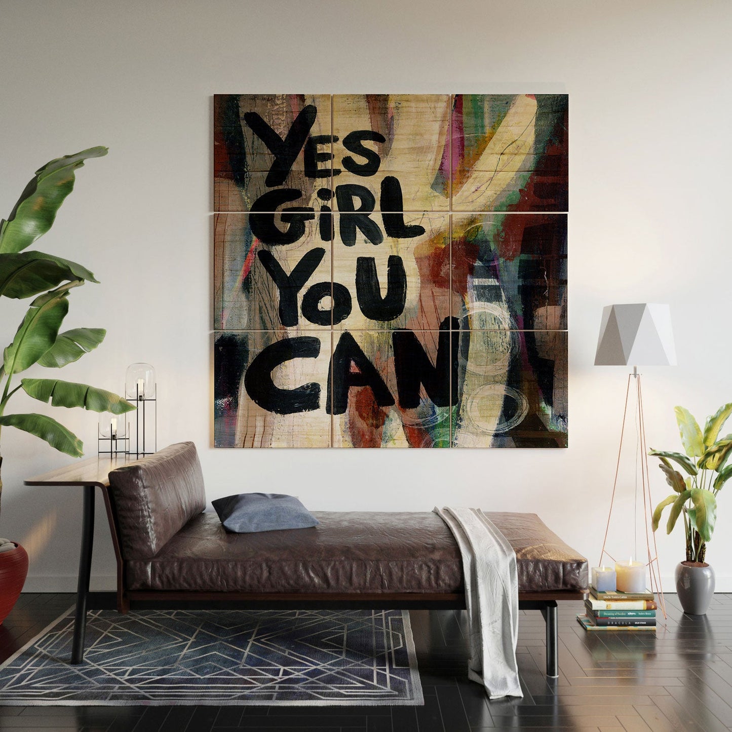 Sophia Buddenhagen Yes Girl You Can Wood Wall Mural