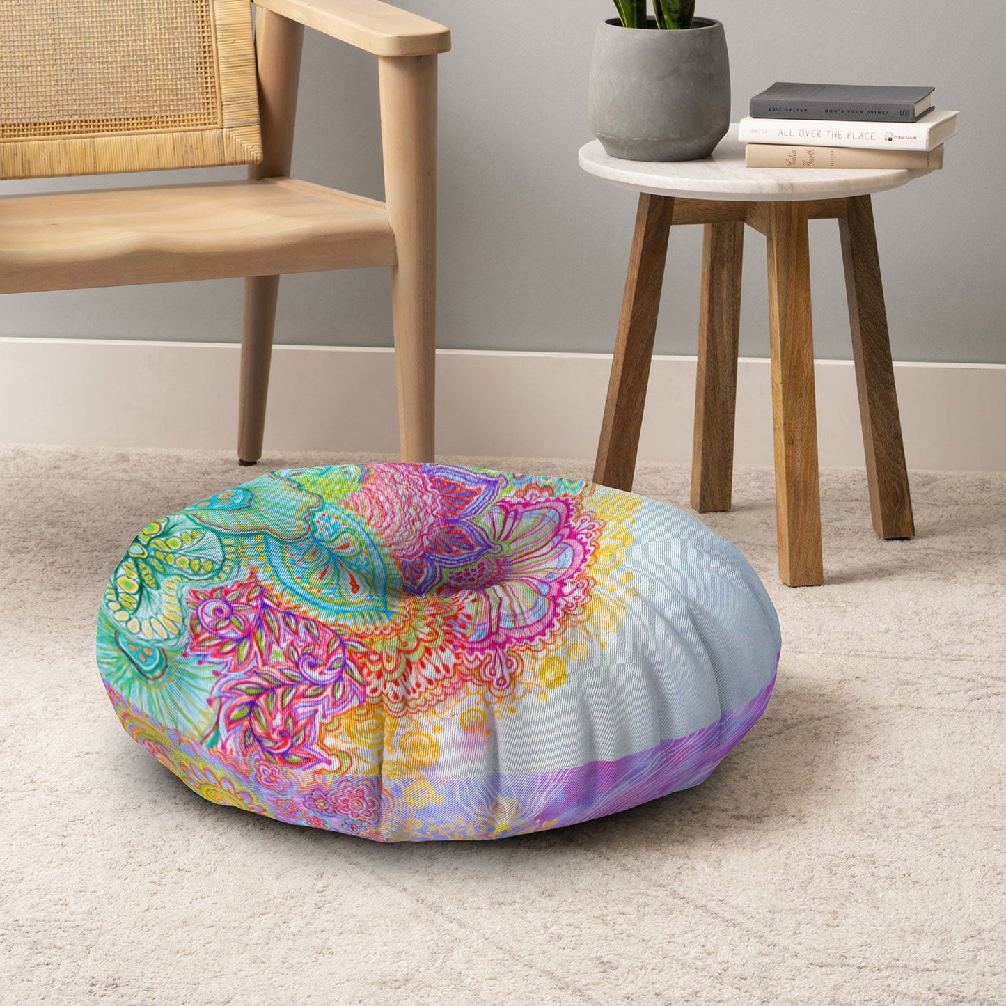 Stephanie Corfee Flourish Floor Pillow Round