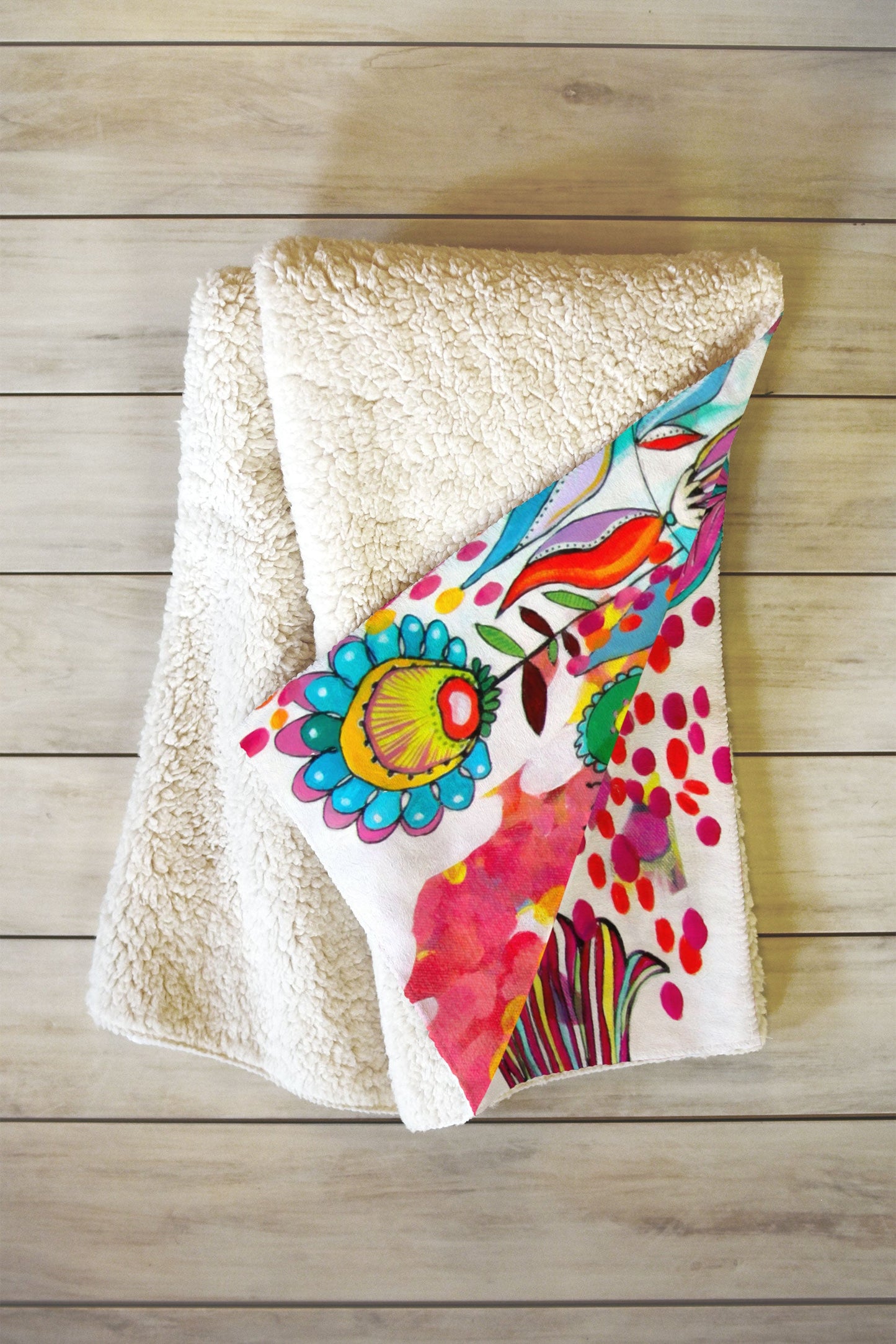 Stephanie Corfee Miss Penelope Fleece Throw Blanket