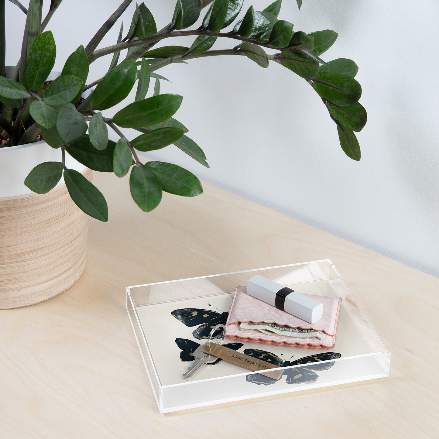 ThingDesign Black Butterflies 2 Acrylic Tray