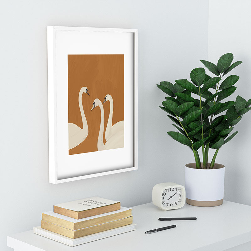 ThingDesign White Swans 2 Recessed Framing Rectangle