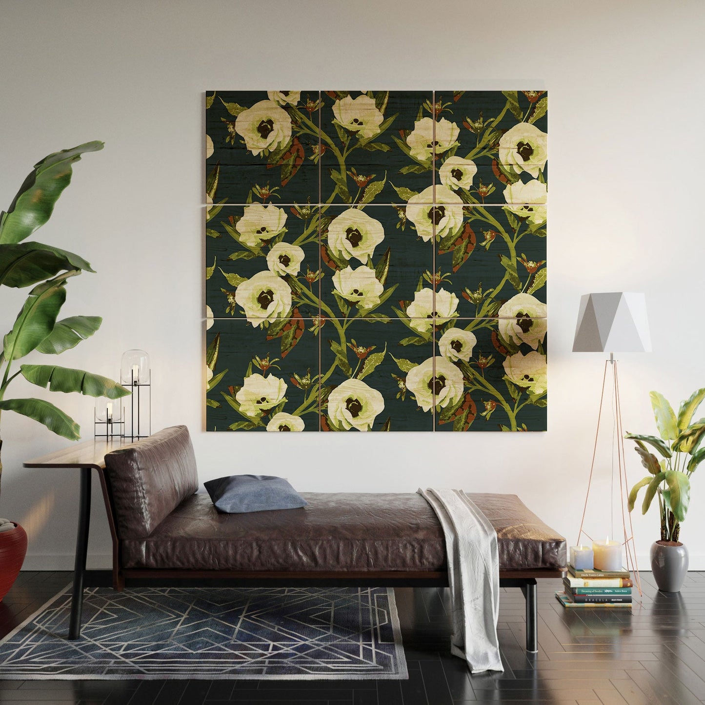 ThirtyOne Illustrations Heirloom Bloom Wood Wall Mural