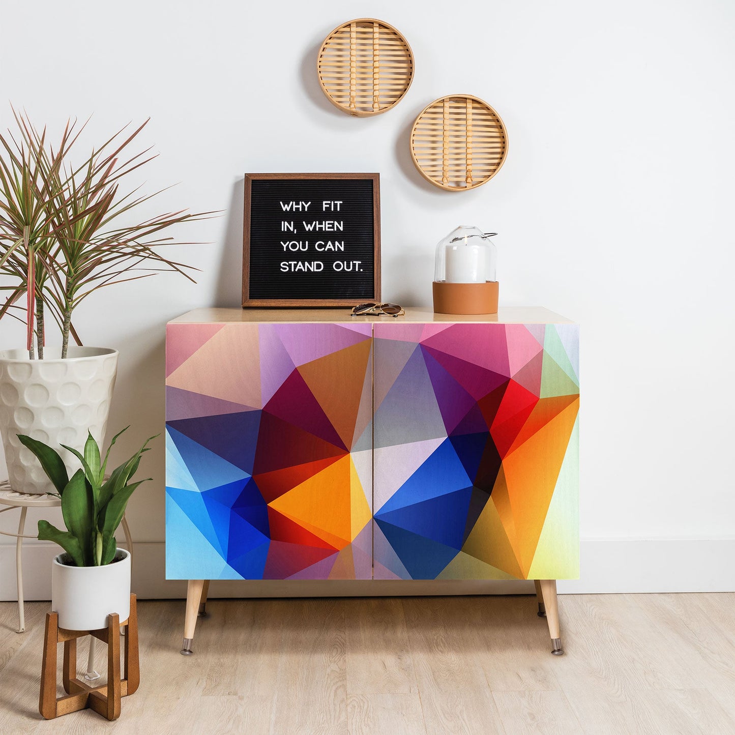Three Of The Possessed Modern Bloom Credenza