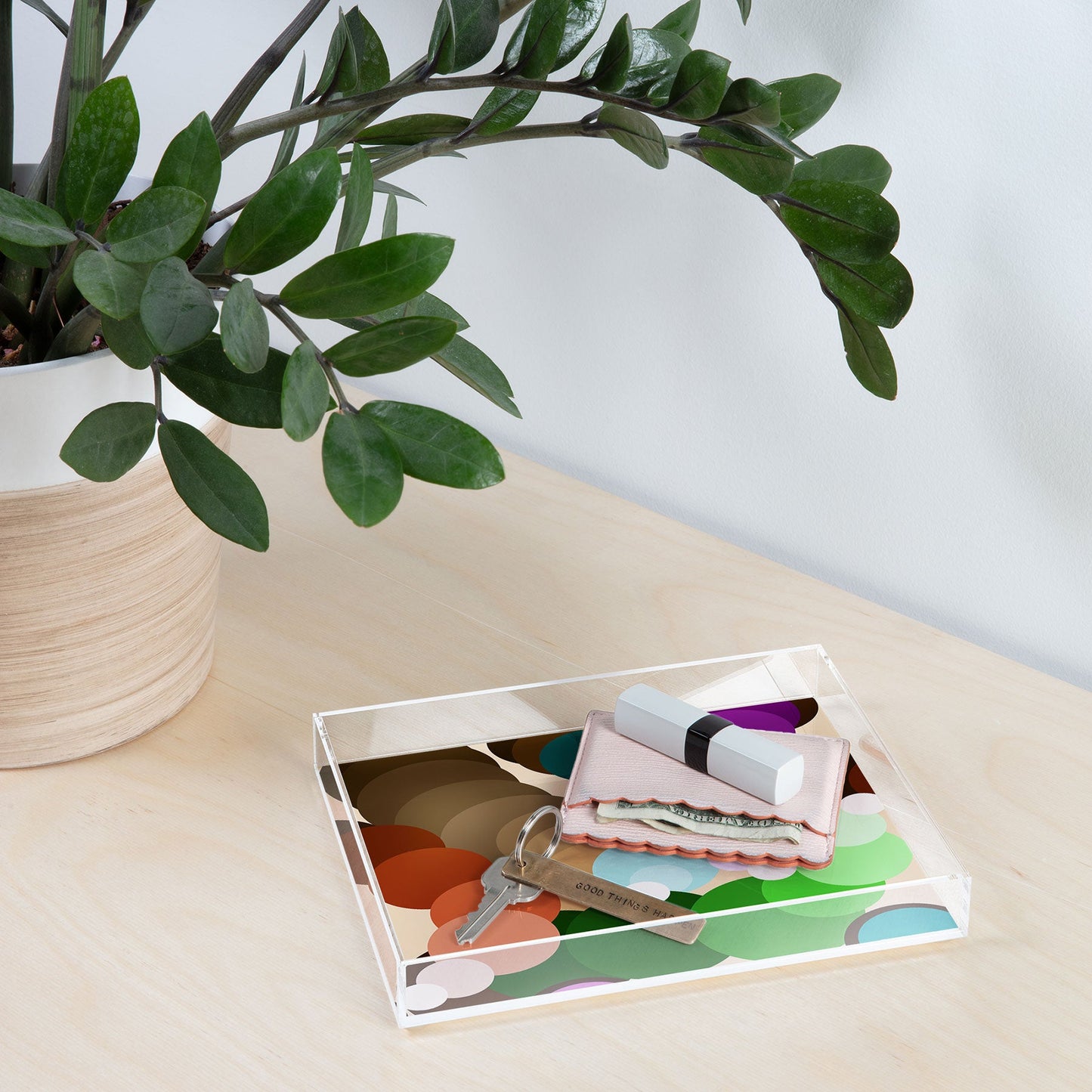 Tina Salazar Circles of Colors Acrylic Tray