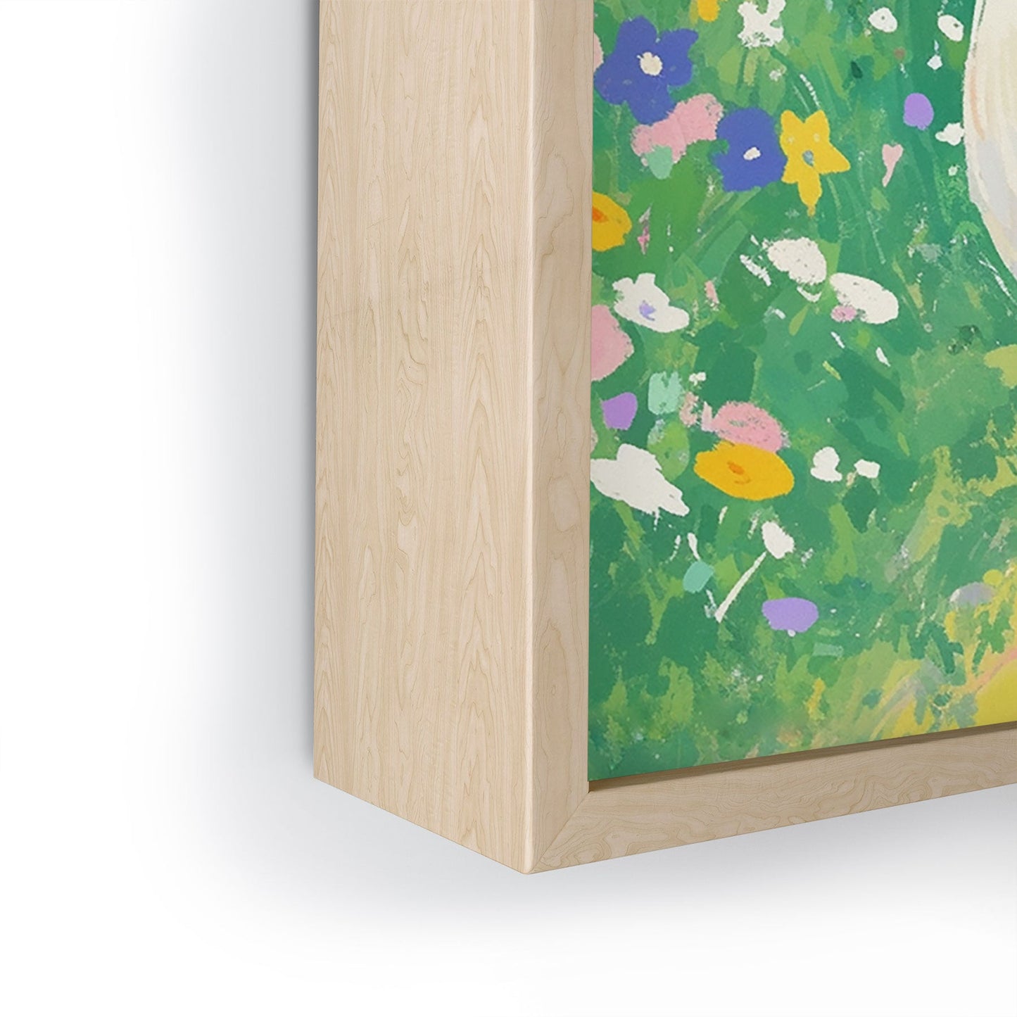 trajeado14 Goose Wildflower Cute Framed Mini Art Print