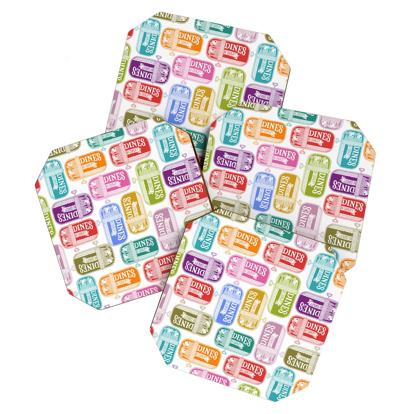 Valentina Ramos Sardines Tins Coaster Set