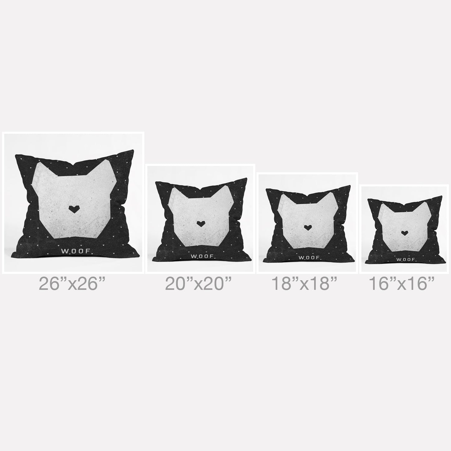 Wesley Bird Woof Throw Pillow