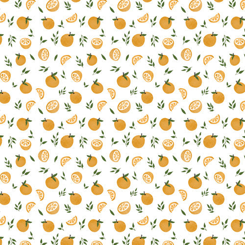 Wonder Forest OhLaLa Oranges Shower Curtain