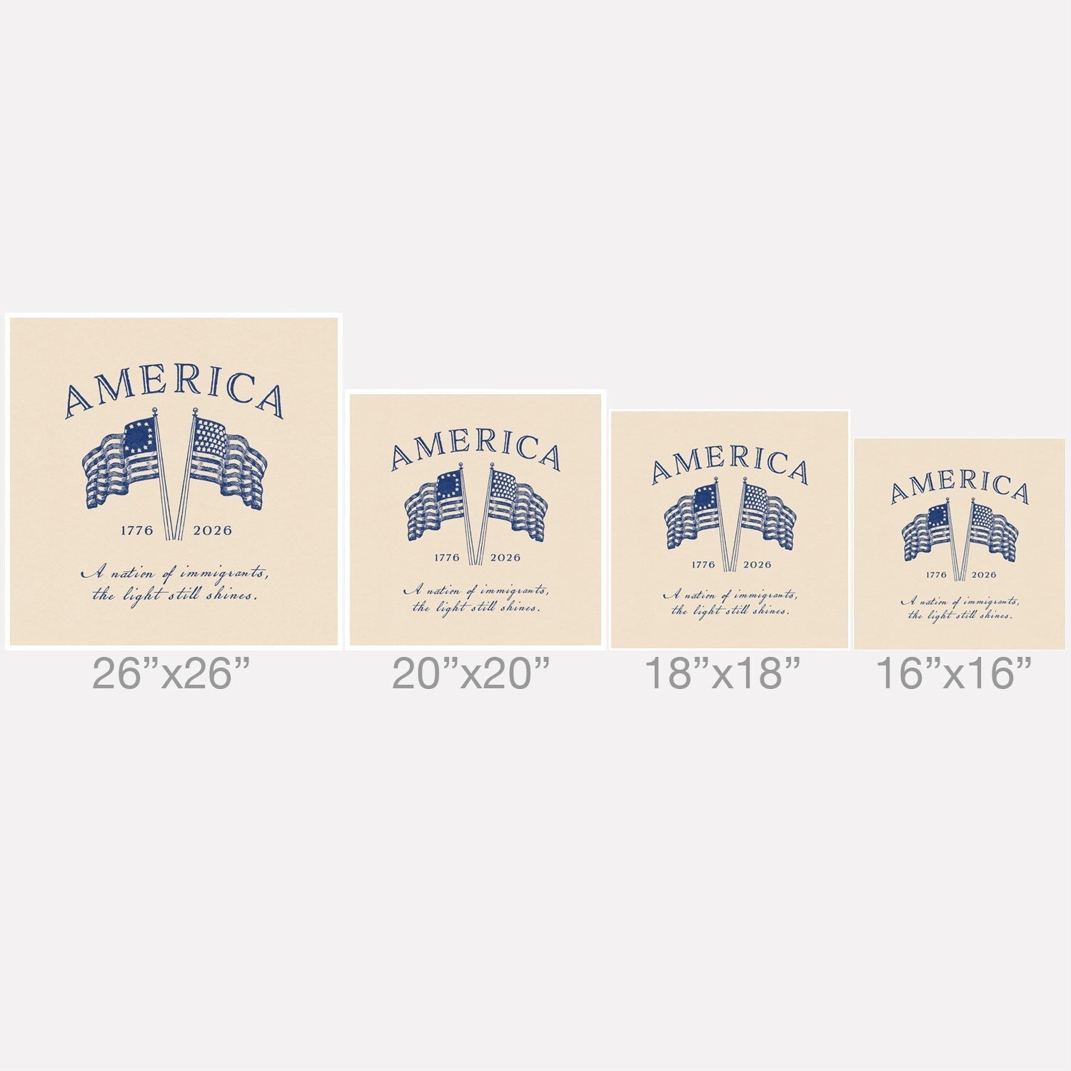 DENY Designs America250 Outdoor Throw Pillow