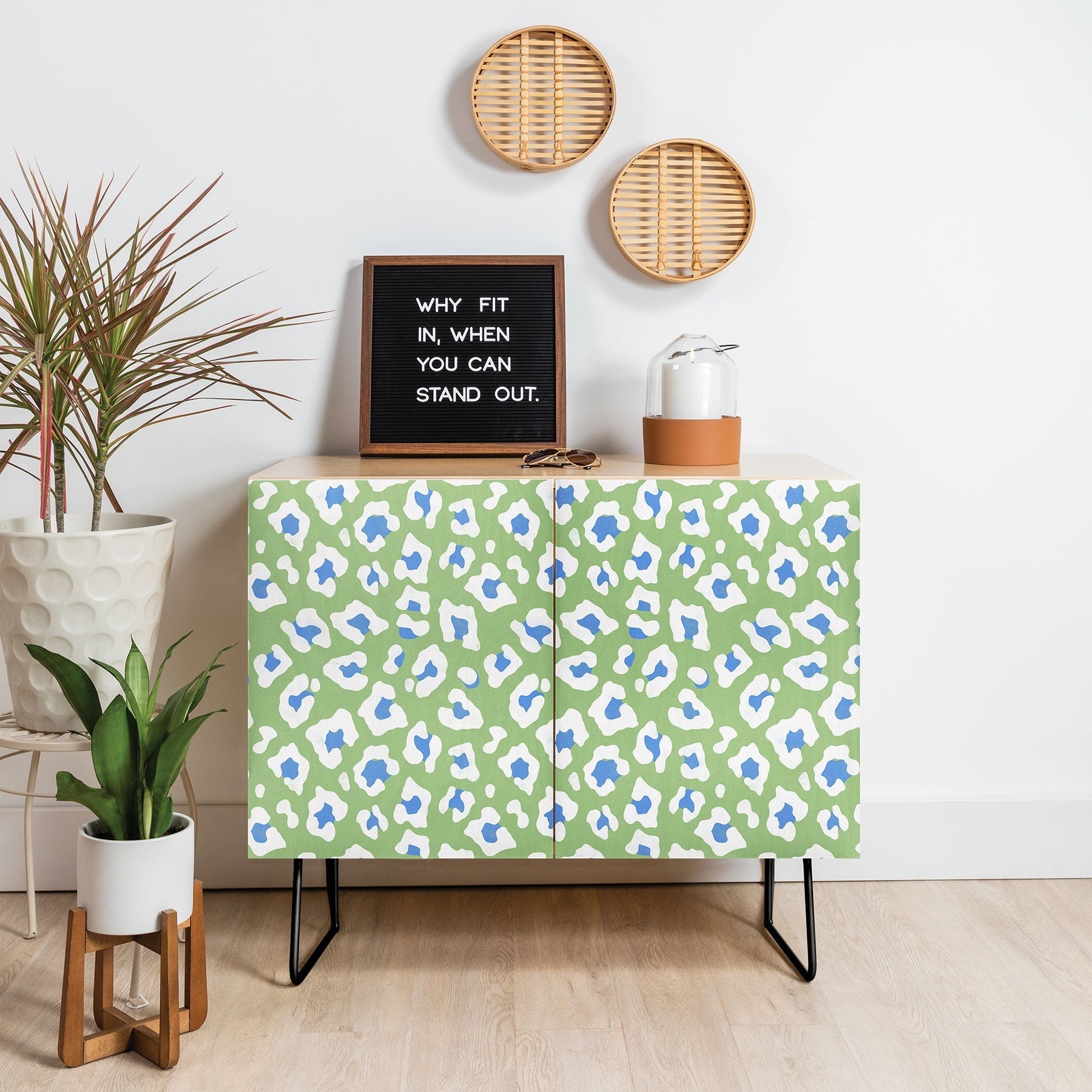 Avenie BR Cheetah Print Credenza