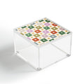LouBruzzoni Retro Star Block Pattern Acrylic Box