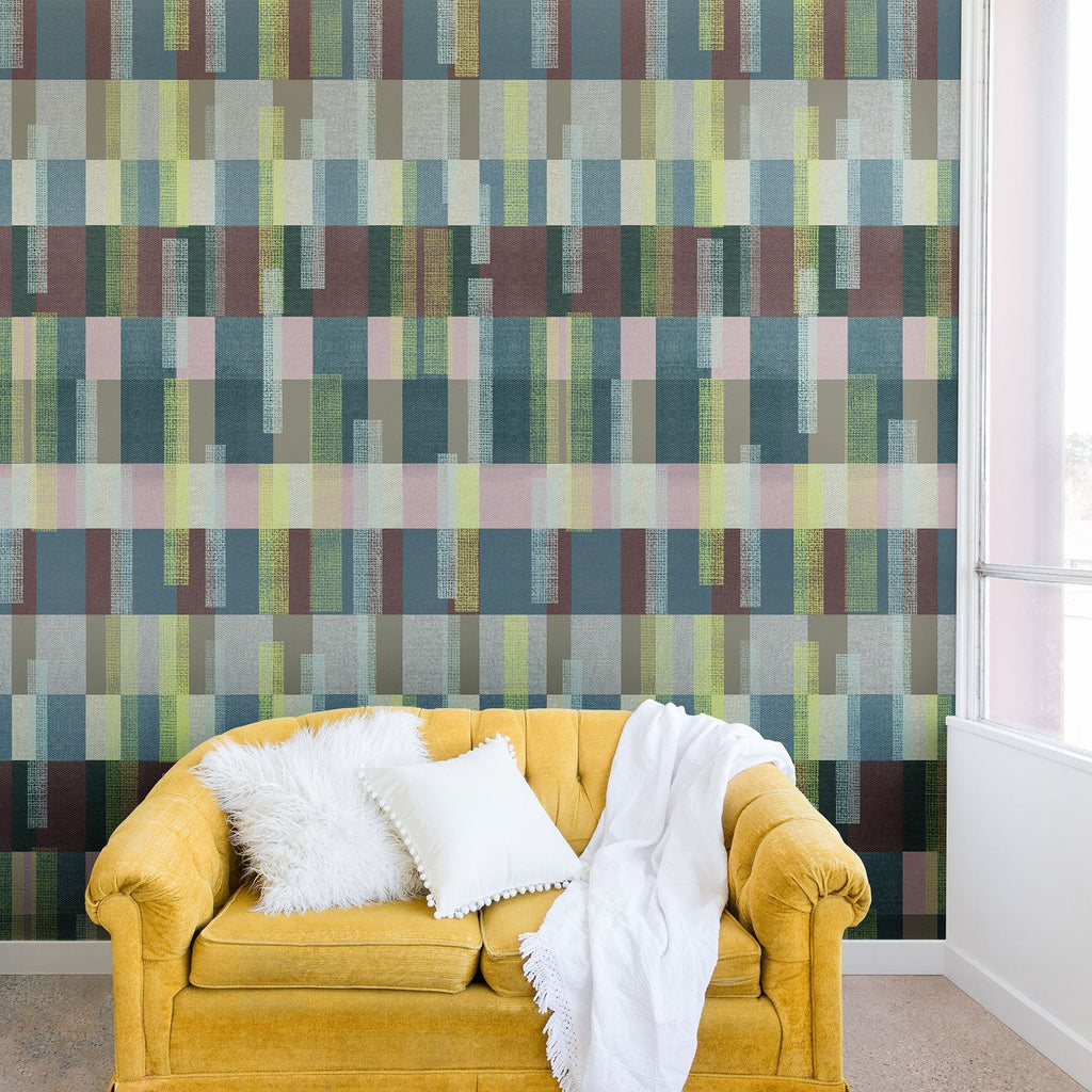 Marta Barragan Camarasa Dynamic Linear Blocks Wall Mural