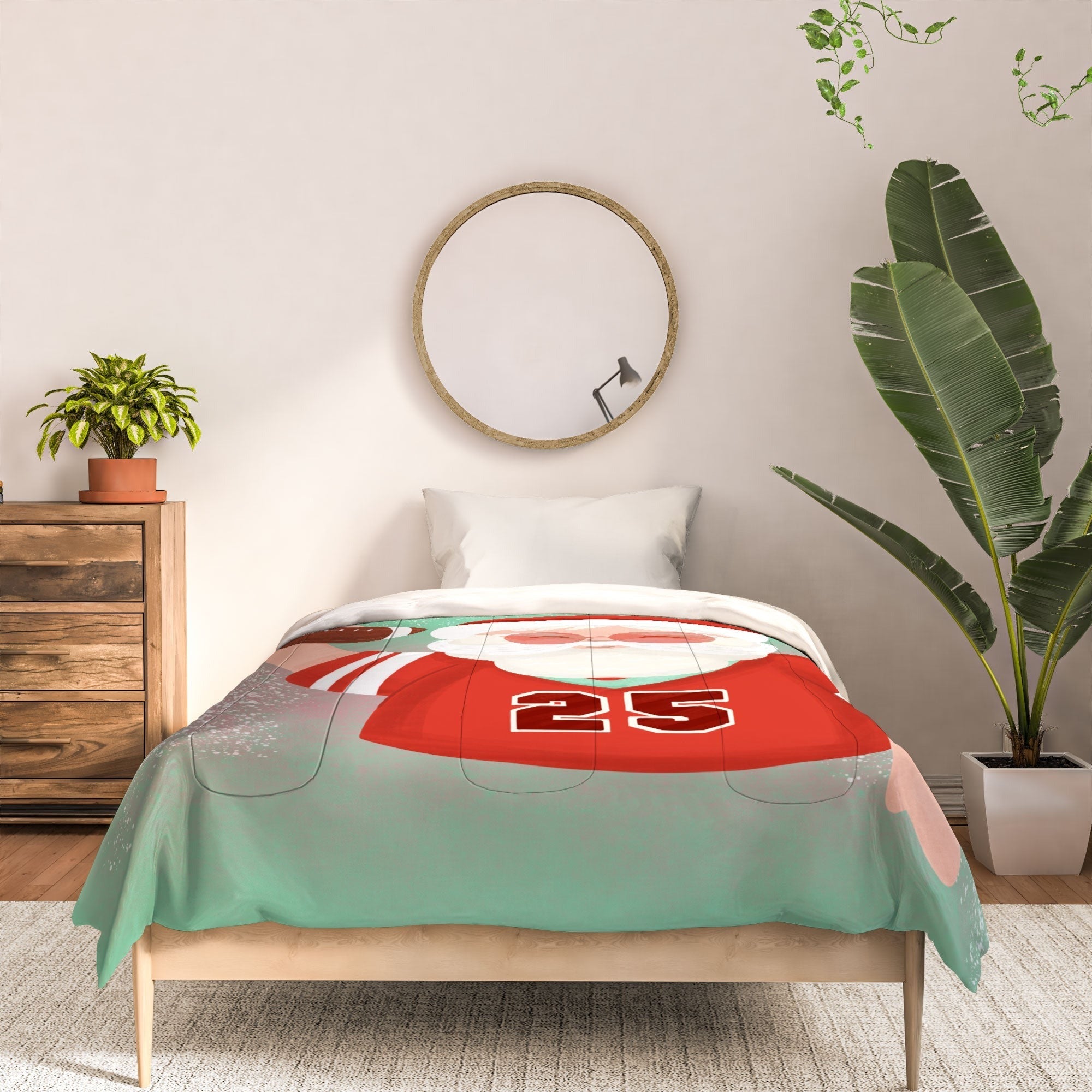 Design by Spark Sporty Football Santa Comforter