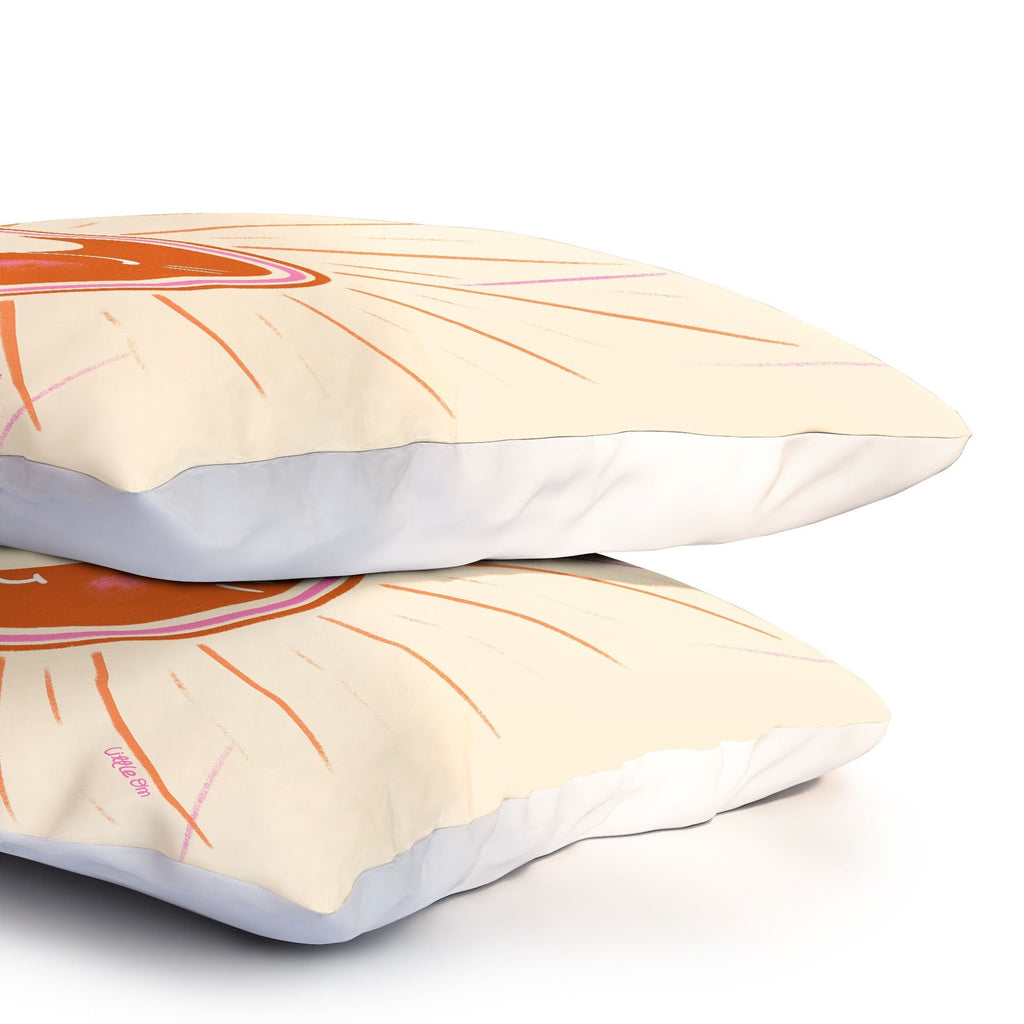 Little Om Celestial Moon cream Pillow Shams