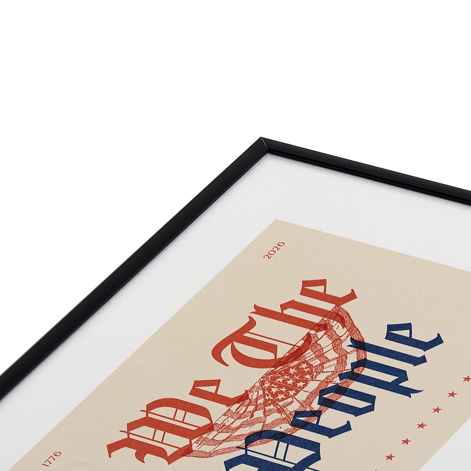 DENY Designs We The People ii Metal Framed Art Print