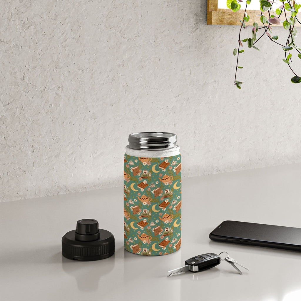 Avenie Moonlit Reading Nook I Water Bottle