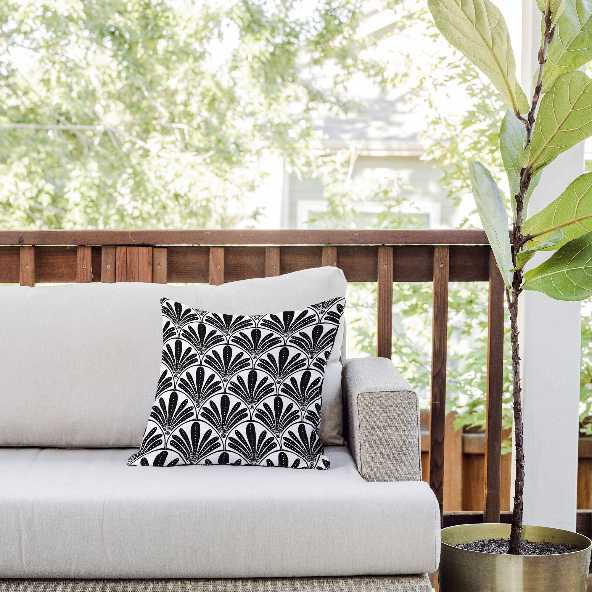 Jennifer Labre Hollywood Glam Outdoor Throw Pillow