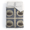 DENY Designs 1901 1c Fast Lake Navigation Stamps Comforter