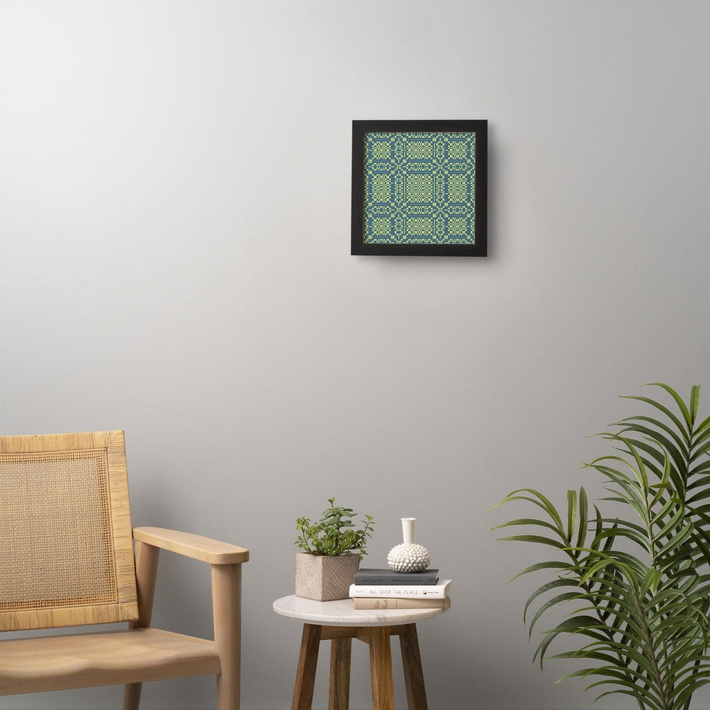 Marta Barragan Camarasa Nostalgic Grid Design Framed Wall Art