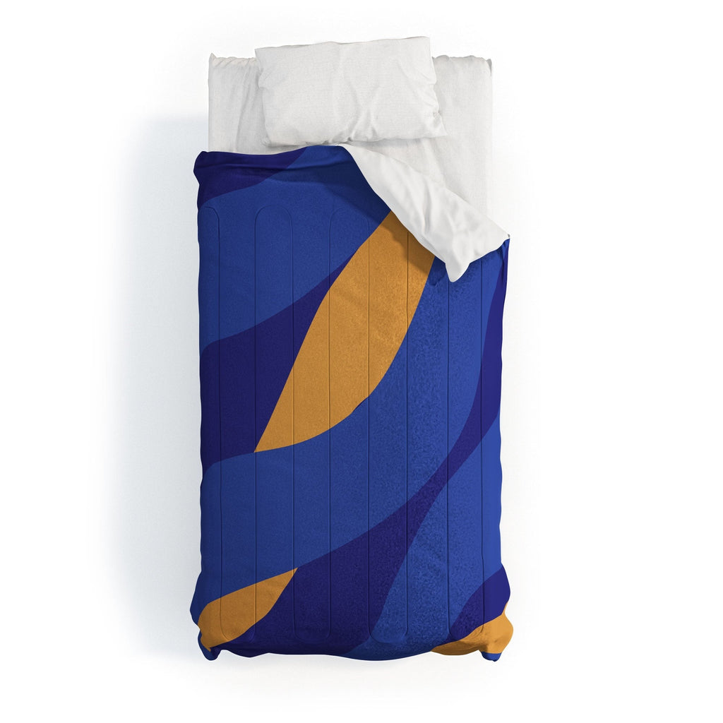 Camilla Foss Pebbles in Stream Comforter