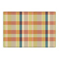 Marta Barragan Camarasa Retro Picnic Plaid Warm Tones Outdoor Rug