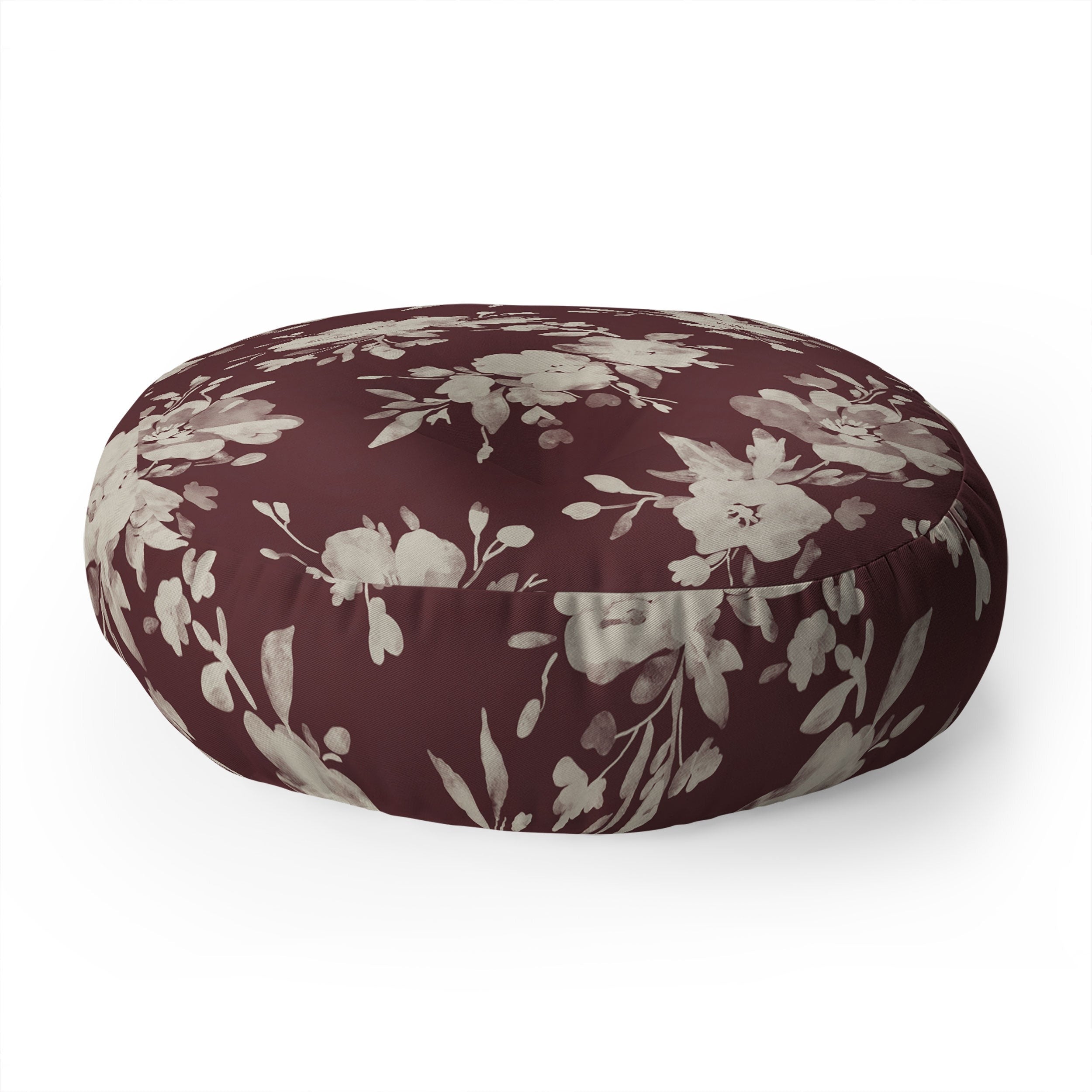 Marta Barragan Camarasa Antique Petal Romance Floor Pillow Round