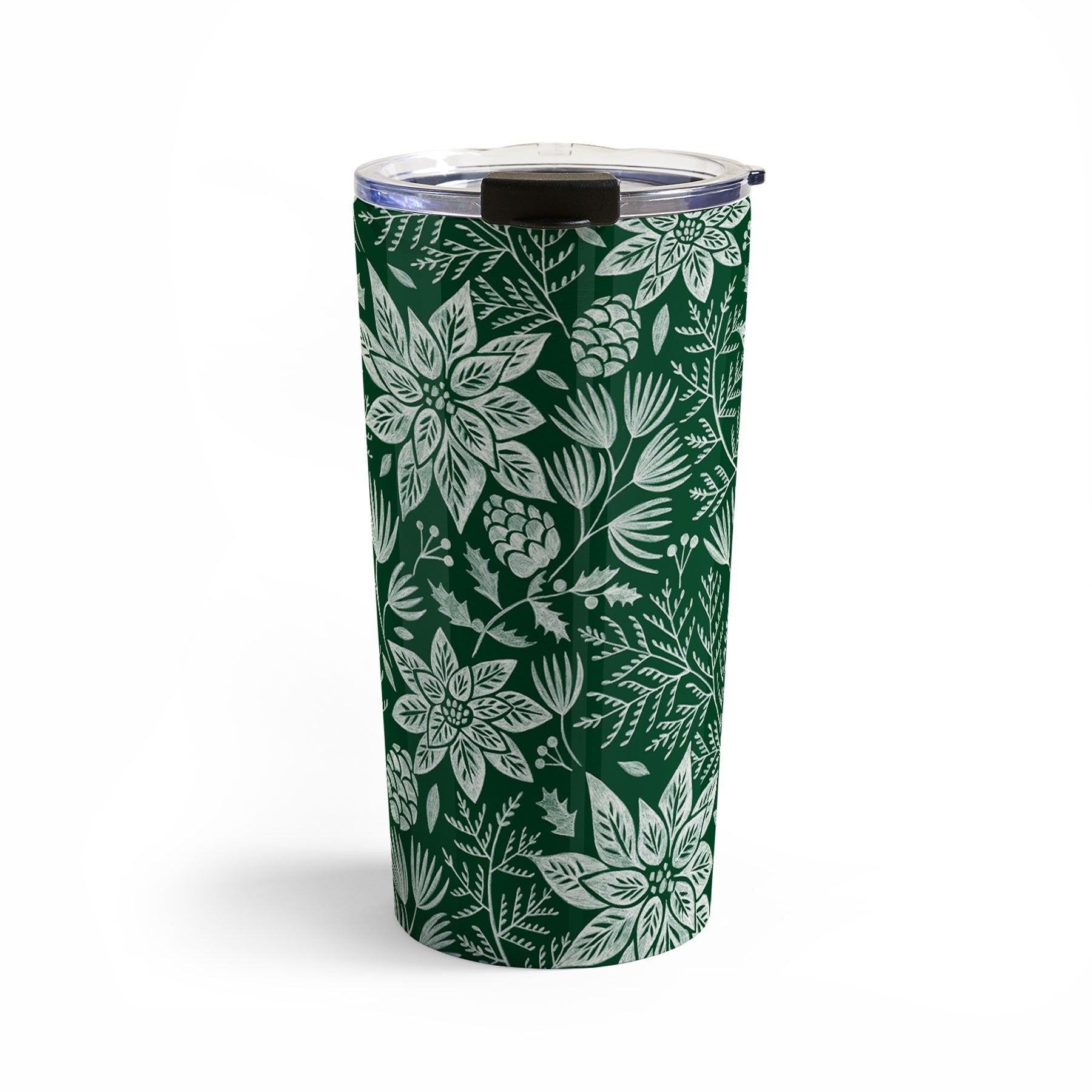 Pimlada Phuapradit Christmas Poinsettia Travel Mug