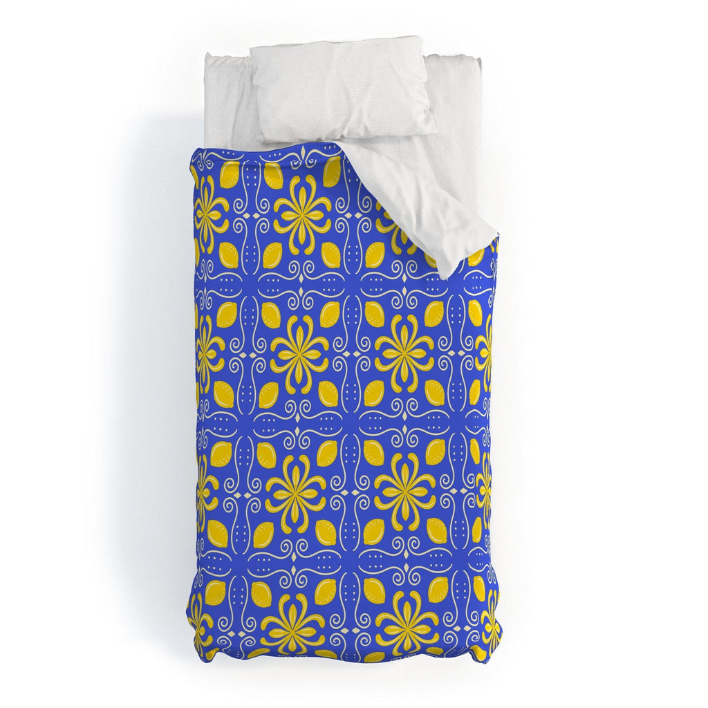 Design by Spark Dolce Vita Lemon Tile Duvet Cover