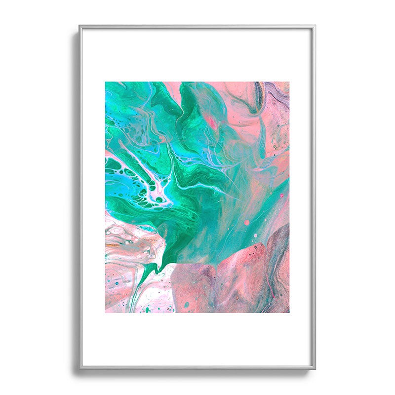 83 Oranges Another Worldly Metal Framed Art Print