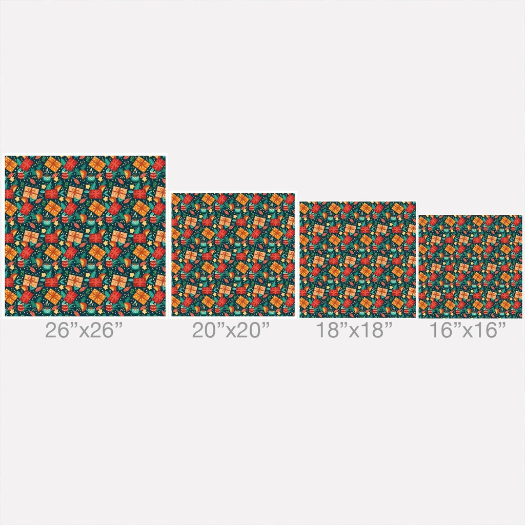 Valeria Frustaci Christmas pattern Outdoor Throw Pillow
