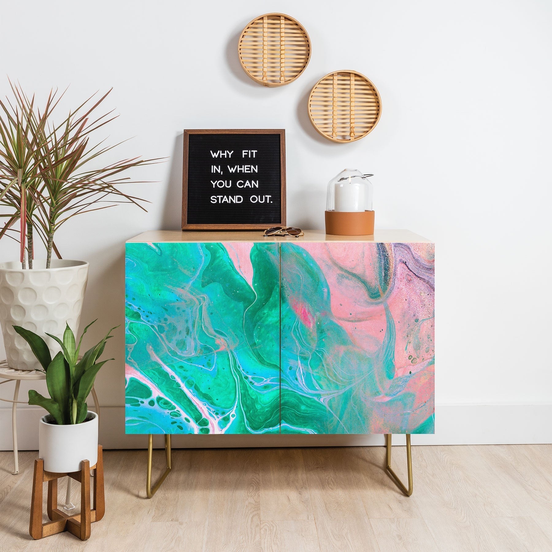 83 Oranges Another Worldly Credenza