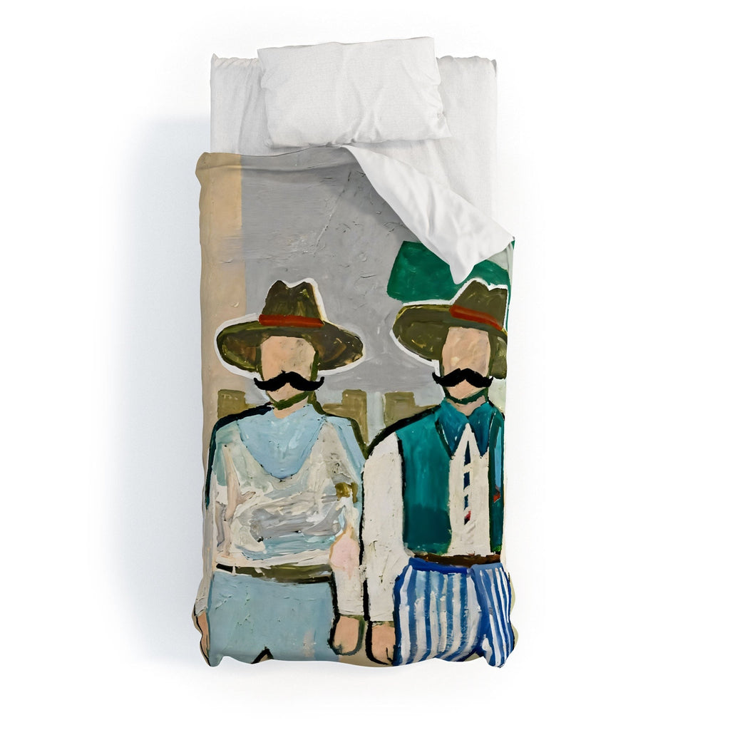 83 Oranges Side By Side Cowboy Edition Duvet Cover