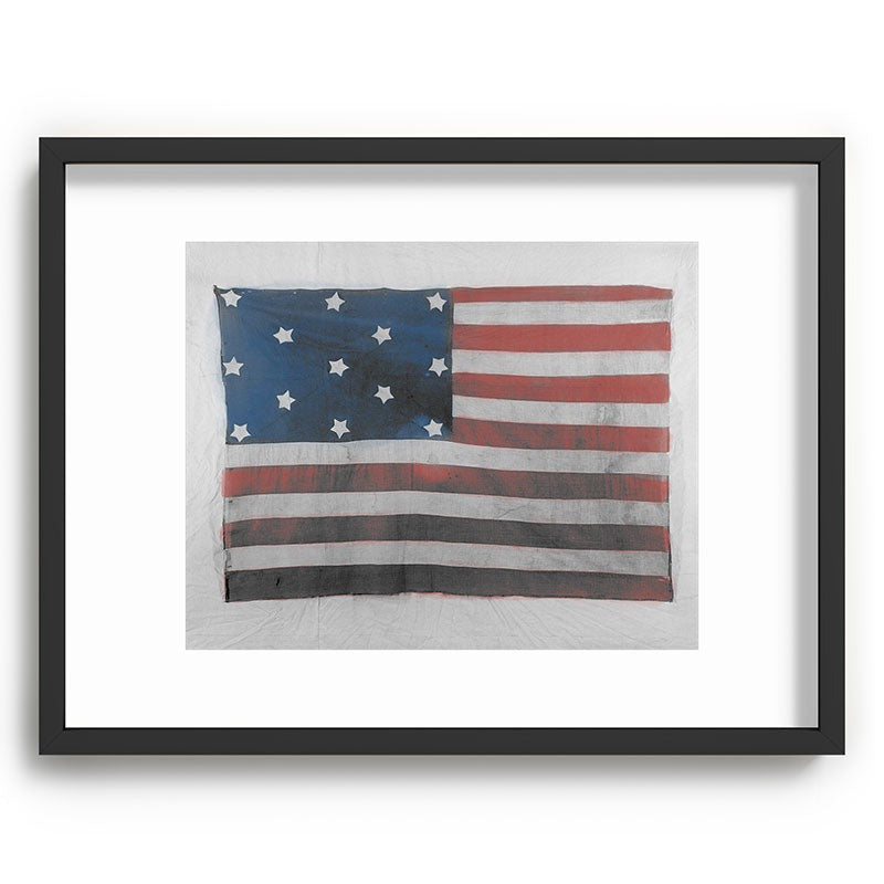 DENY Designs Flag Attributed to Elizabeth Schuyler Hamilton Recessed Framing Rectangle