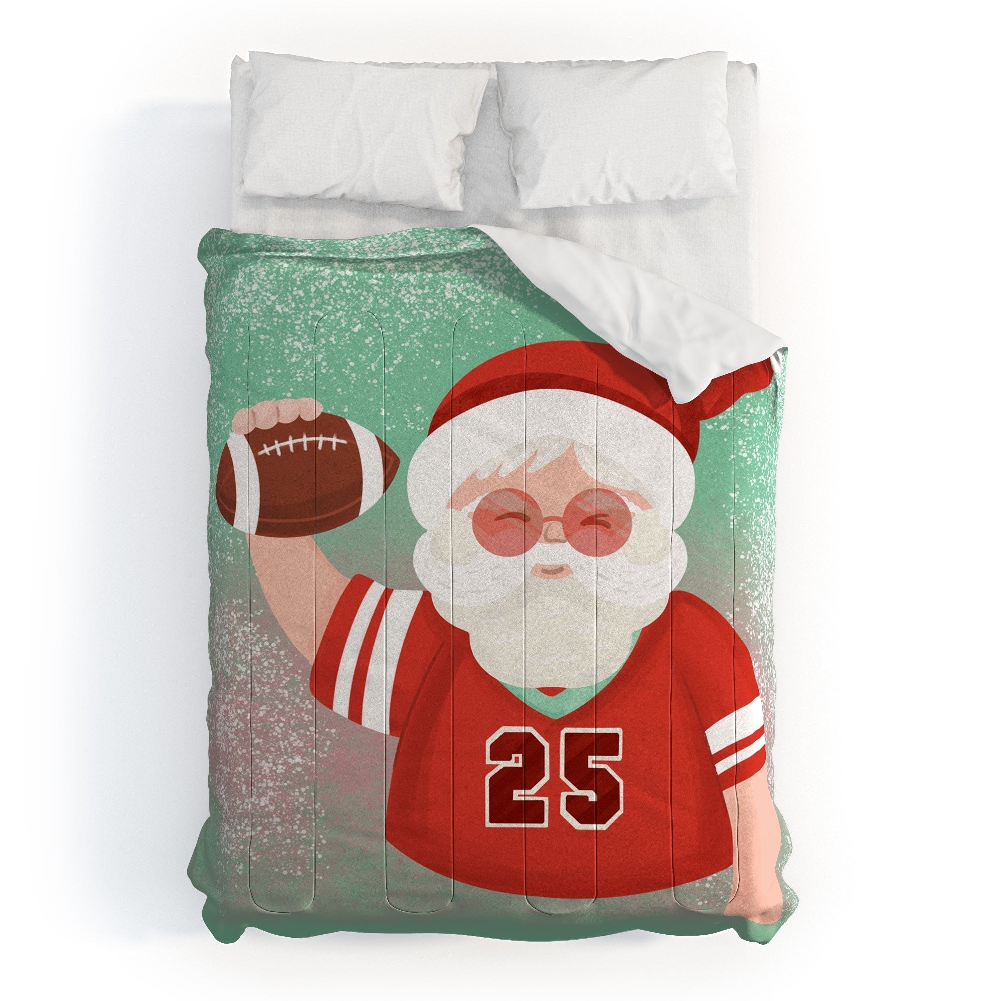 Design by Spark Sporty Football Santa Comforter