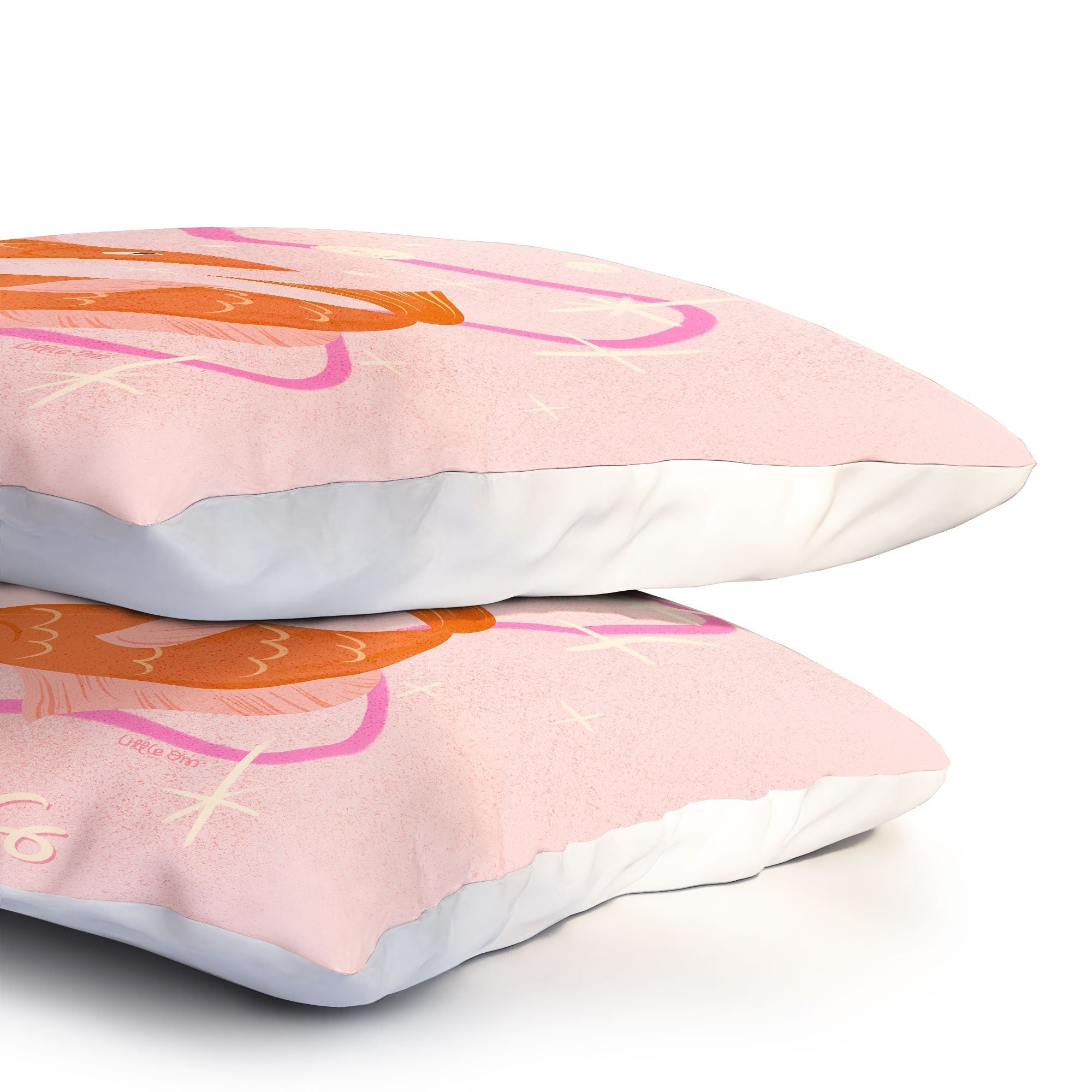Little Om Zodiac Sign Pisces Pillow Shams