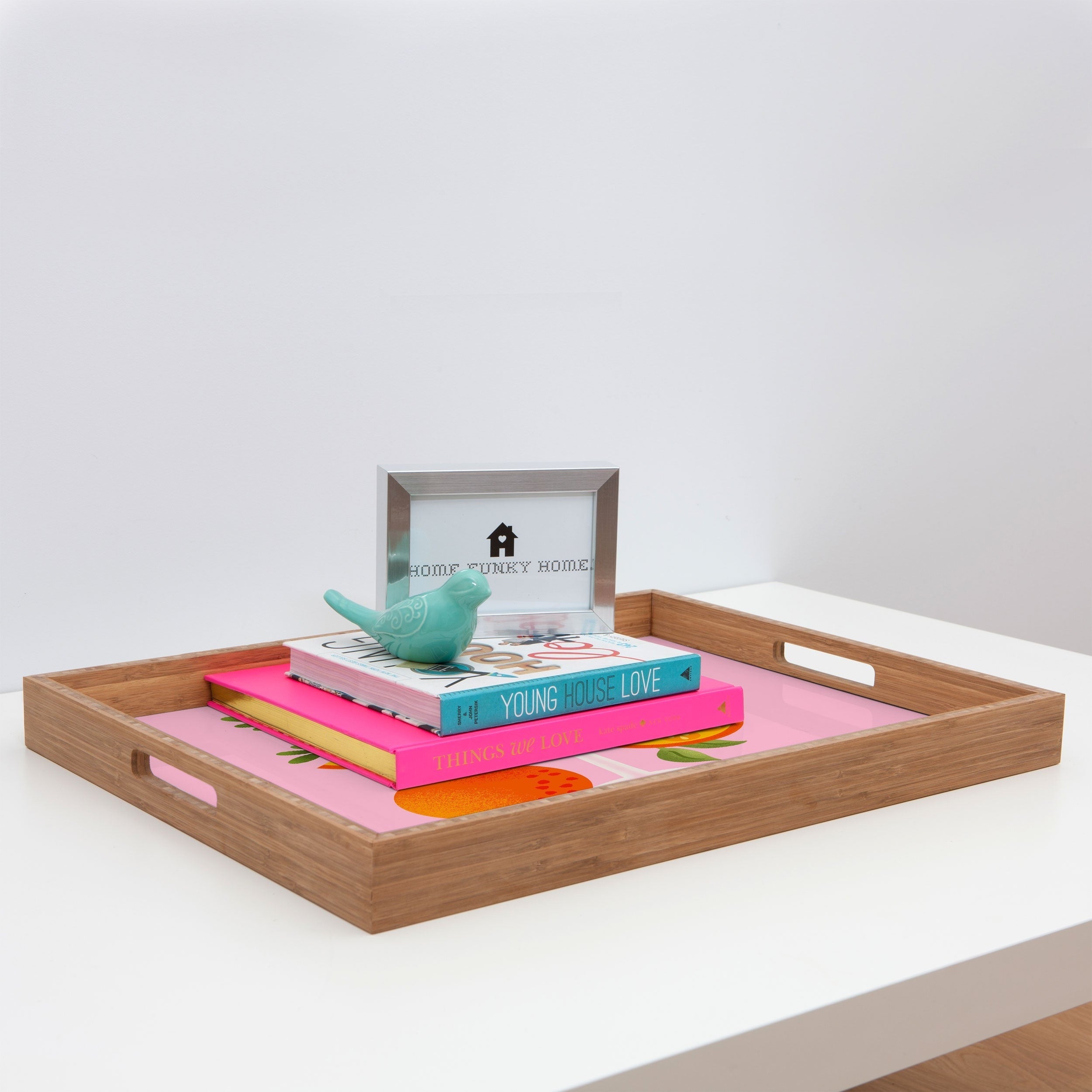 Jessica Molina Orange Spritz Rectangular Tray