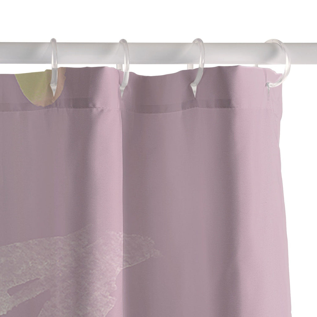 Gabriela Fuente Emma Lilac Floral Shower Curtain