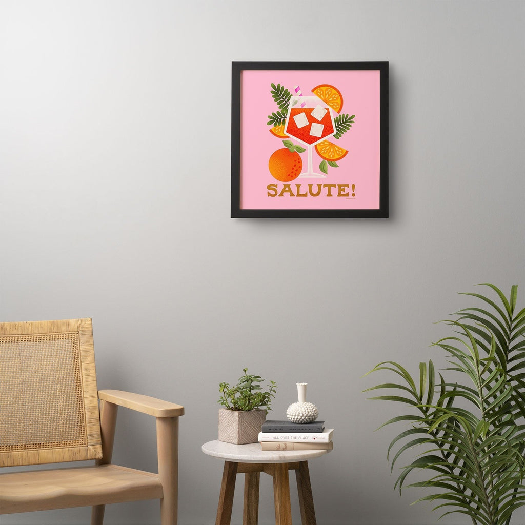 Jessica Molina Orange Spritz Framed Wall Art